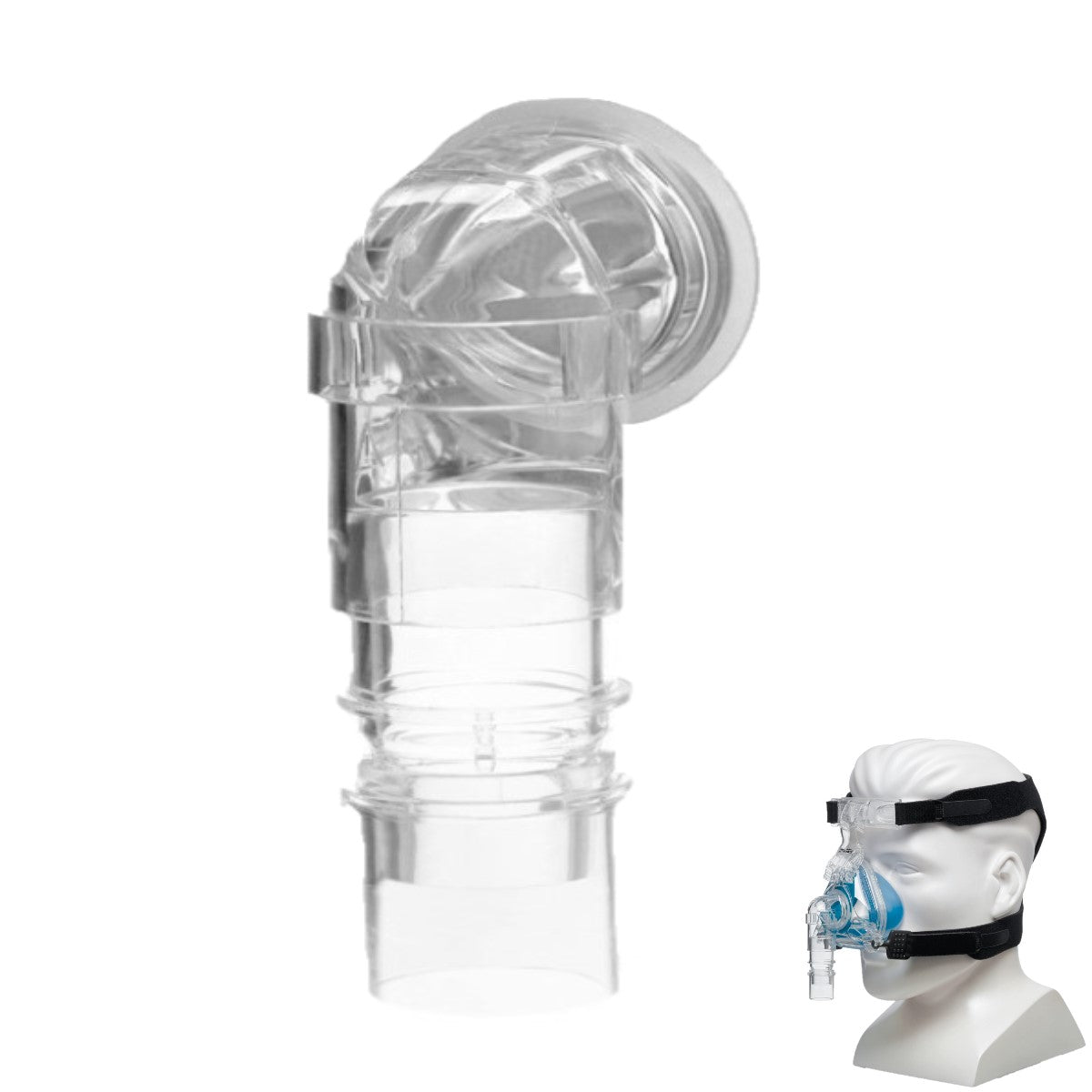 Stock Image of Replacement Original ComfortGel Nasal Mask Elbow
