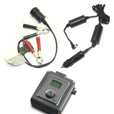 Stock photo of Philips Respironics 60 Series 12 Volt CPAP DC Cord With Battery Adapter
