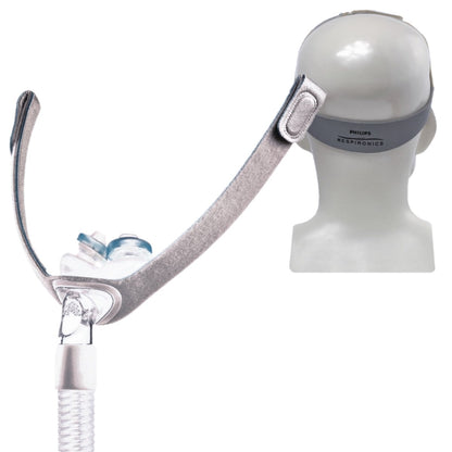 Stock photo of Philips Respironics Nuance Gel nasal pillow CPAP mask without headgear