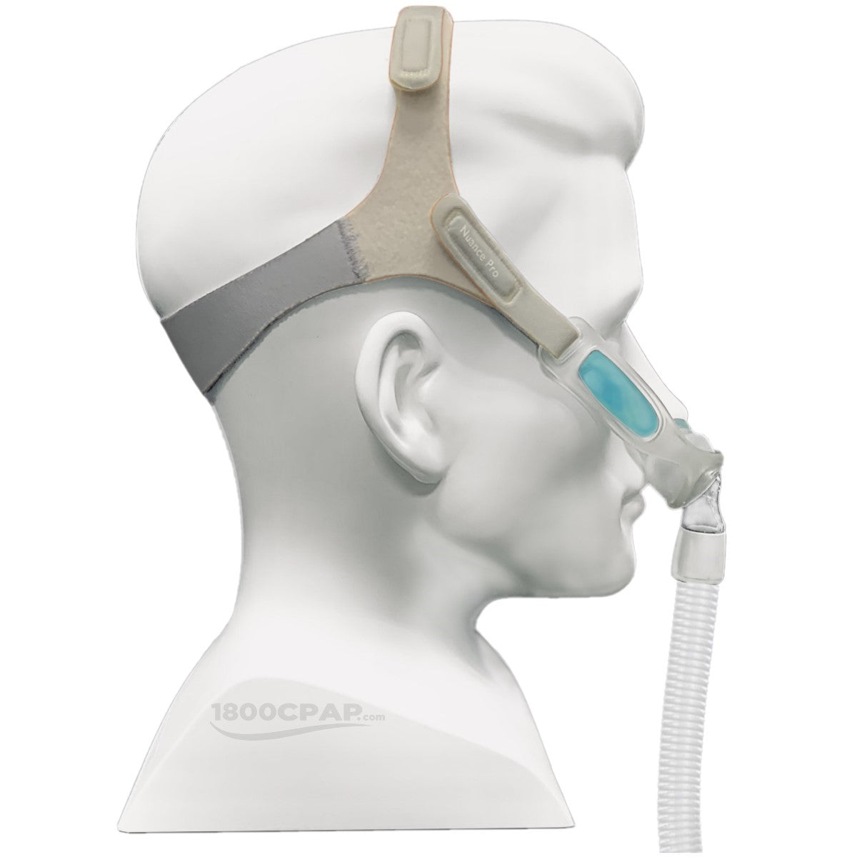 Nuance Nasal Pillow CPAP Mask Side View