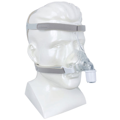 Stock photo of Philips Respironics Pico nasal CPAP mask with optional headgear