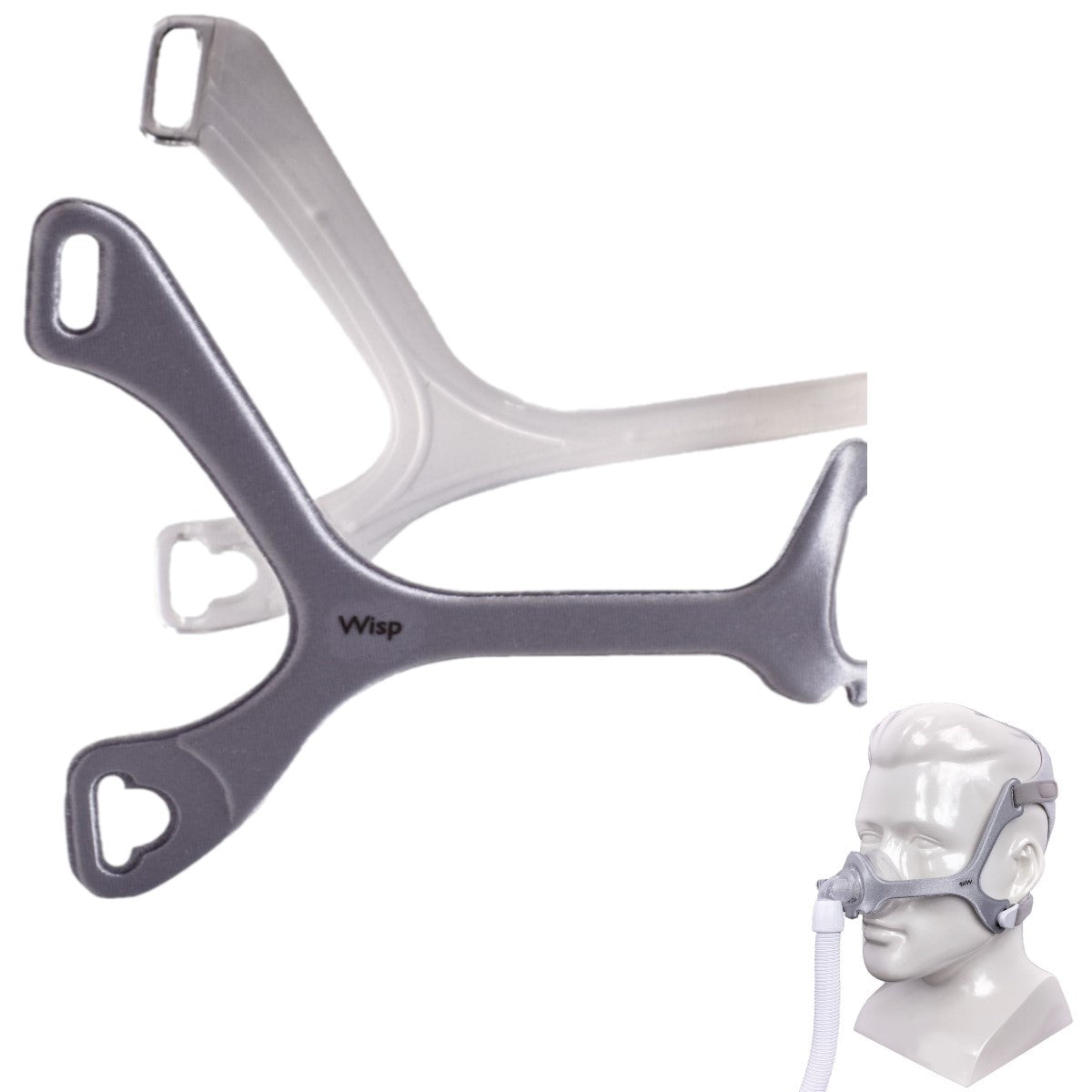 Stock photo of Philips Respironics Wisp nasal CPAP fabric replacement frame