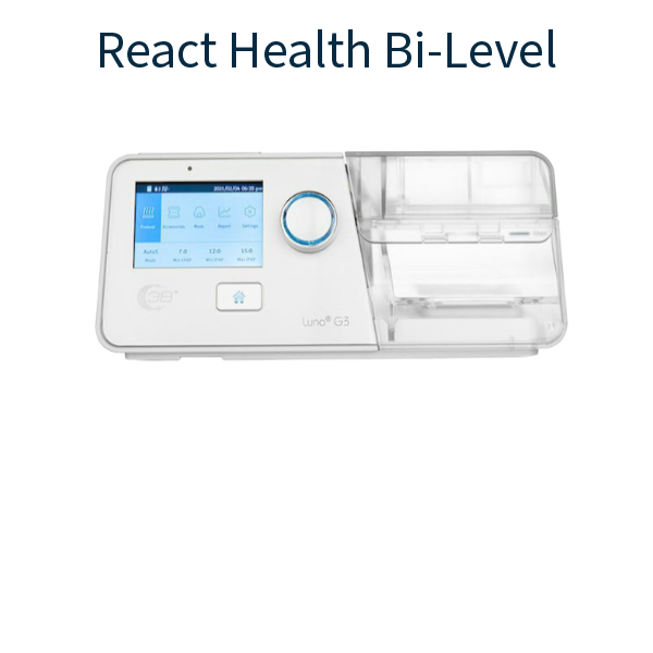 Stock Image of React Health Luna G3 Bi-Level Machine Hero