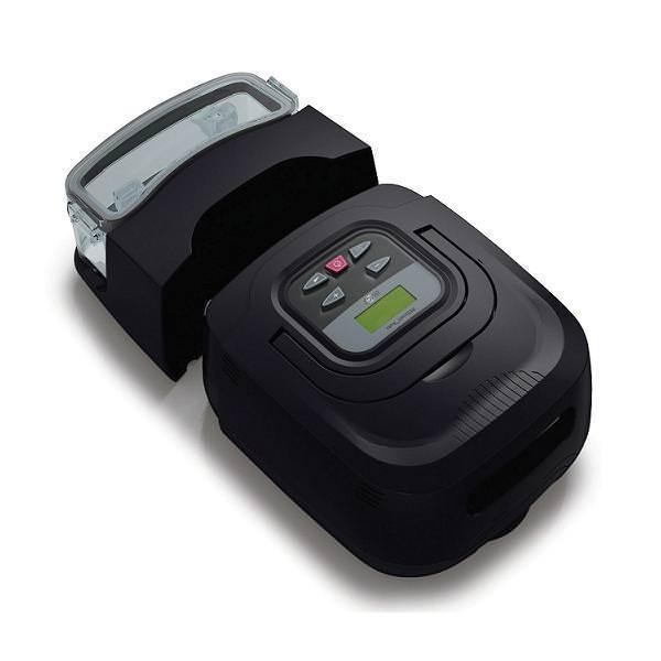 Stock photo of React Health RESmart Auto CPAP machine with humidifier