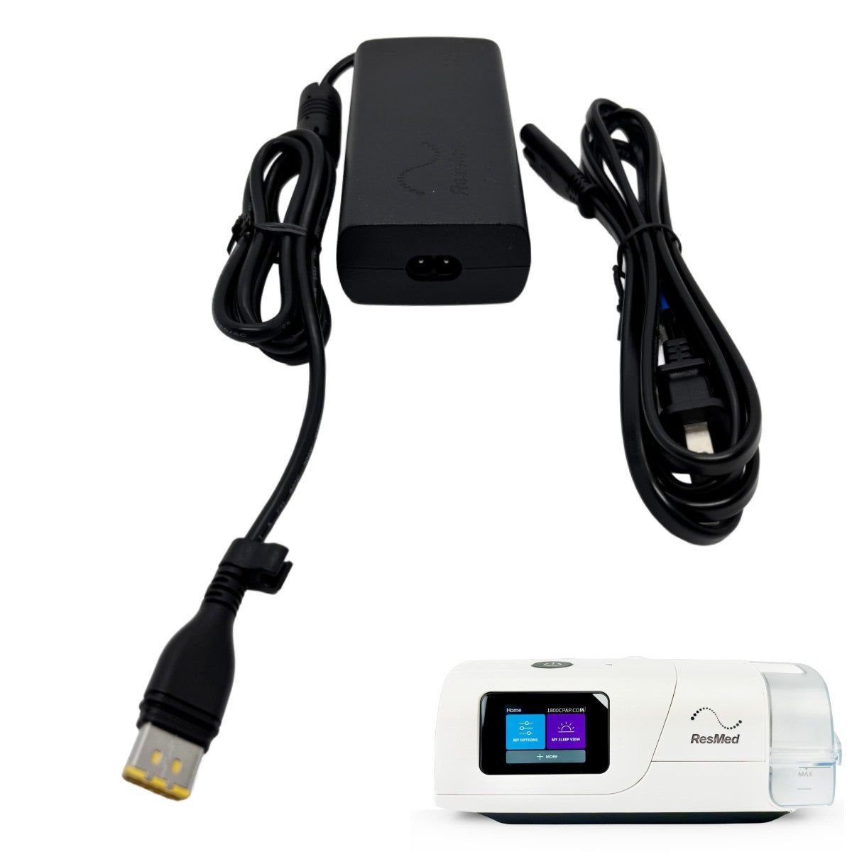 ResMed AirCurve 11 Power Supply 90w Front View