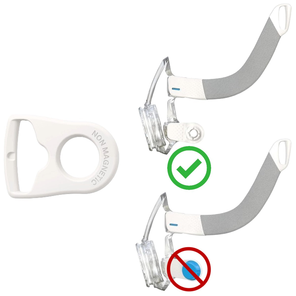 ResMed AirFit F20 Non-Magnetic CPAP Mask Clips