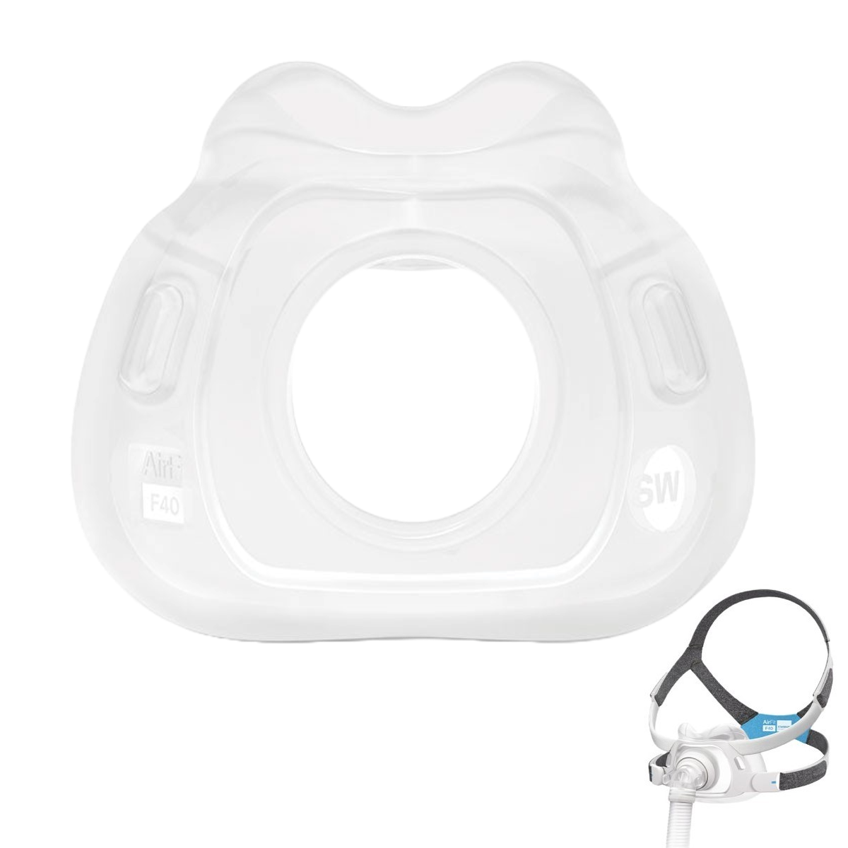 Stock Image of ResMed AirFit F40 Full Face Cushion - Small Wide