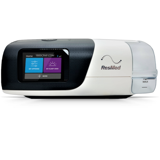 Stock photo of ResMed AirSense 11 AutoSet CPAP Machine with HumidAir