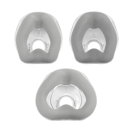 Stock photo of ResMed AirTouch N20 Nasal Mask Cushions Size Small, Medium, and Large