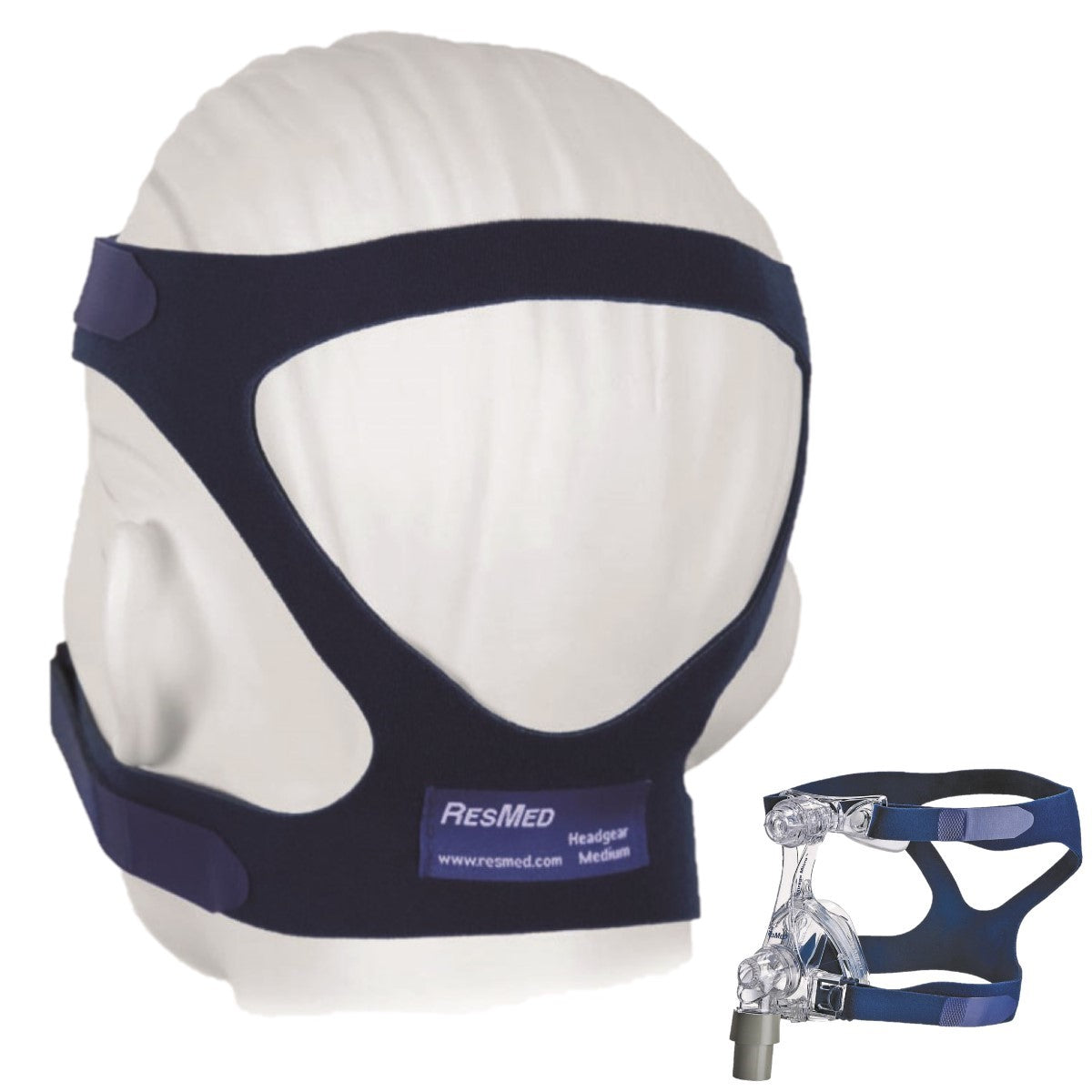 Stock photo of ResMed Mirage Micro nasal CPAP mask headgear