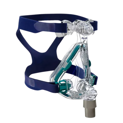 Side View of ResMed Mirage Quattro W/ Headgear