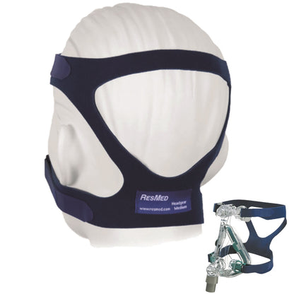 Stock photo of ResMed Mirage Quattro full face CPAP mask headgear