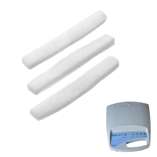 Stock photo of ResMed S6 CPAP machine foam filters 3 pack