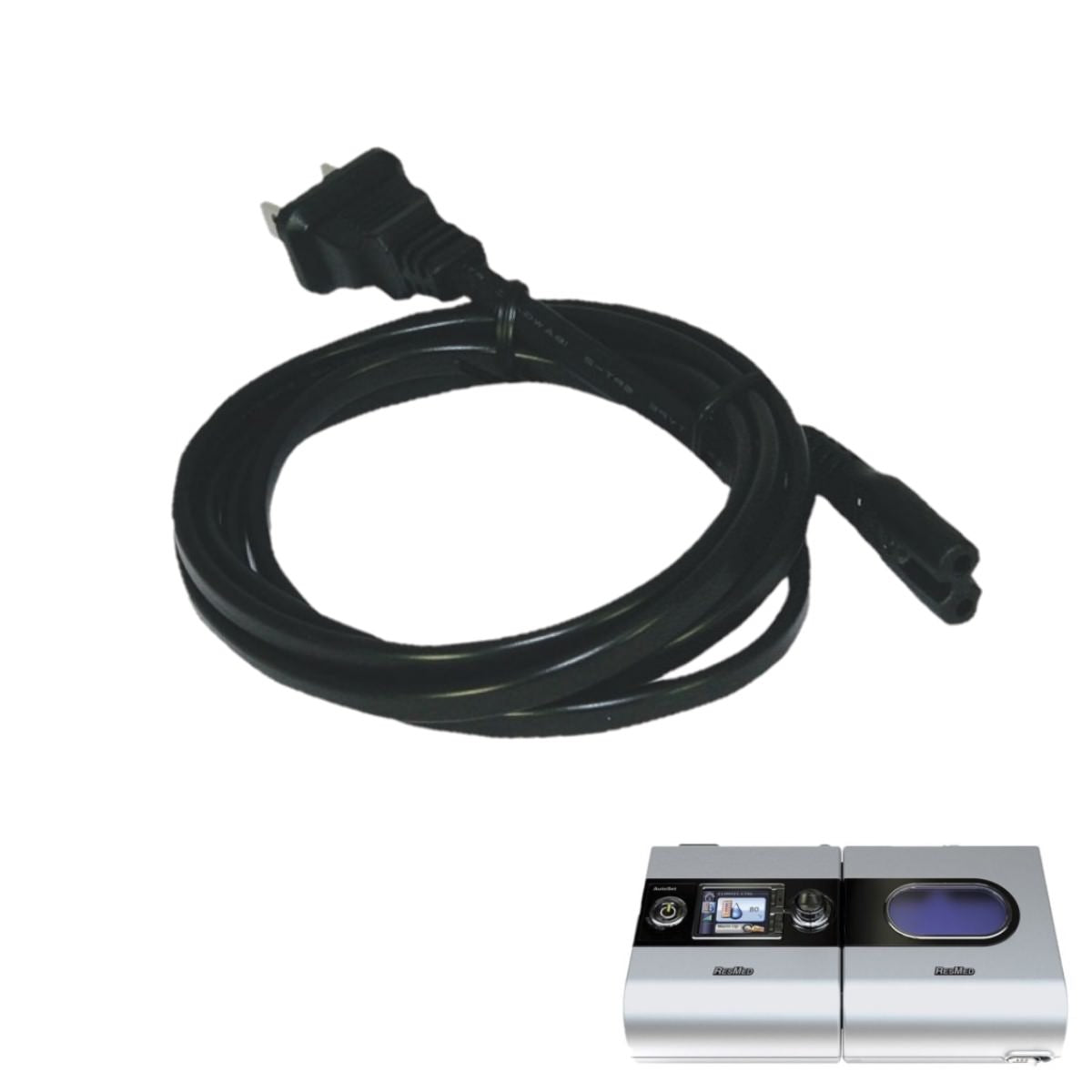 Stock photo of ResMed S8 Series CPAP machine power cord