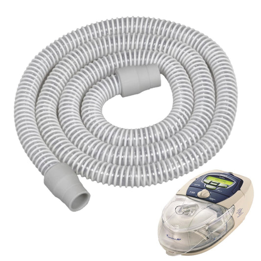 ResMed S8 Series Standard CPAP Tubing W/ Stock Image of ResMed's S8 CPAP Machine
