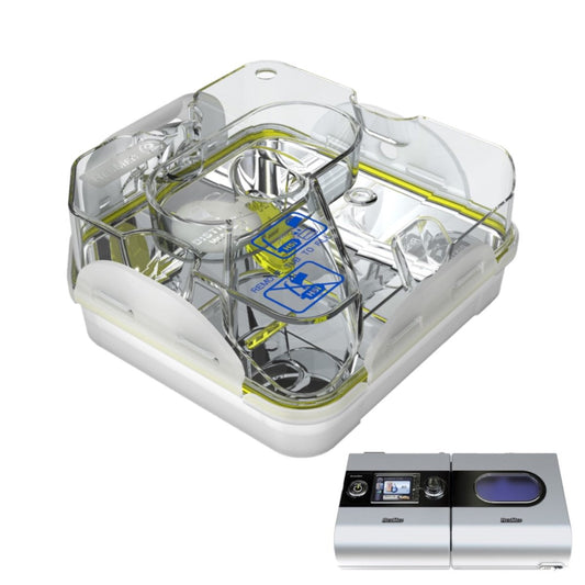 Stock photo of ResMed S9 CPAP machine h5i water chamber