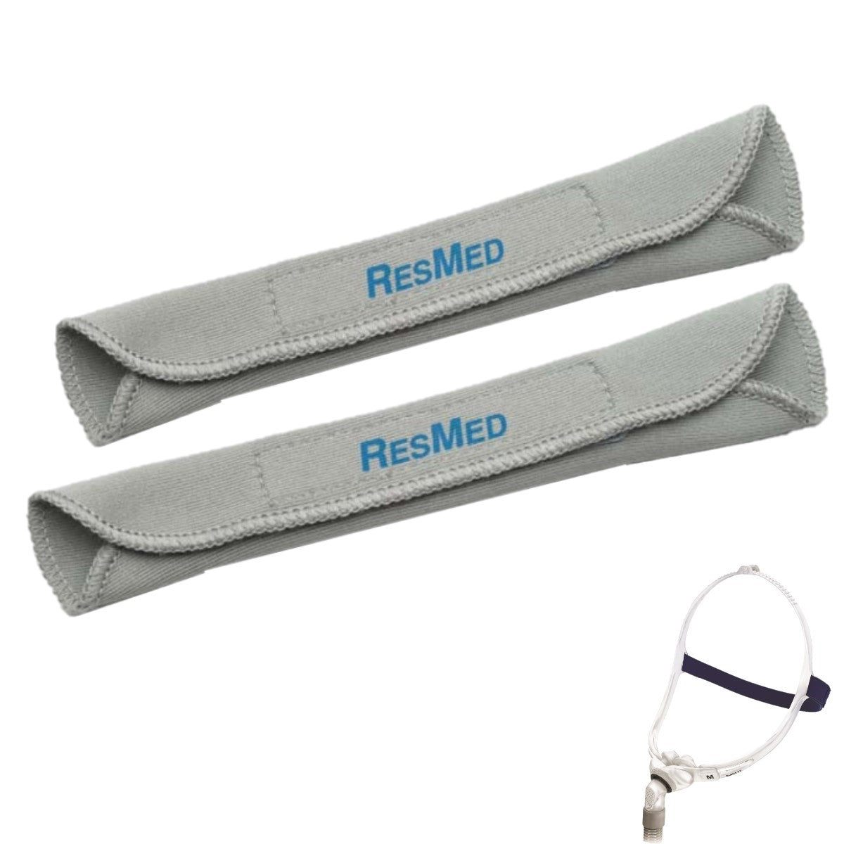 Stock photo of ResMed Swift FX nasal pillow CPAP mask soft wraps