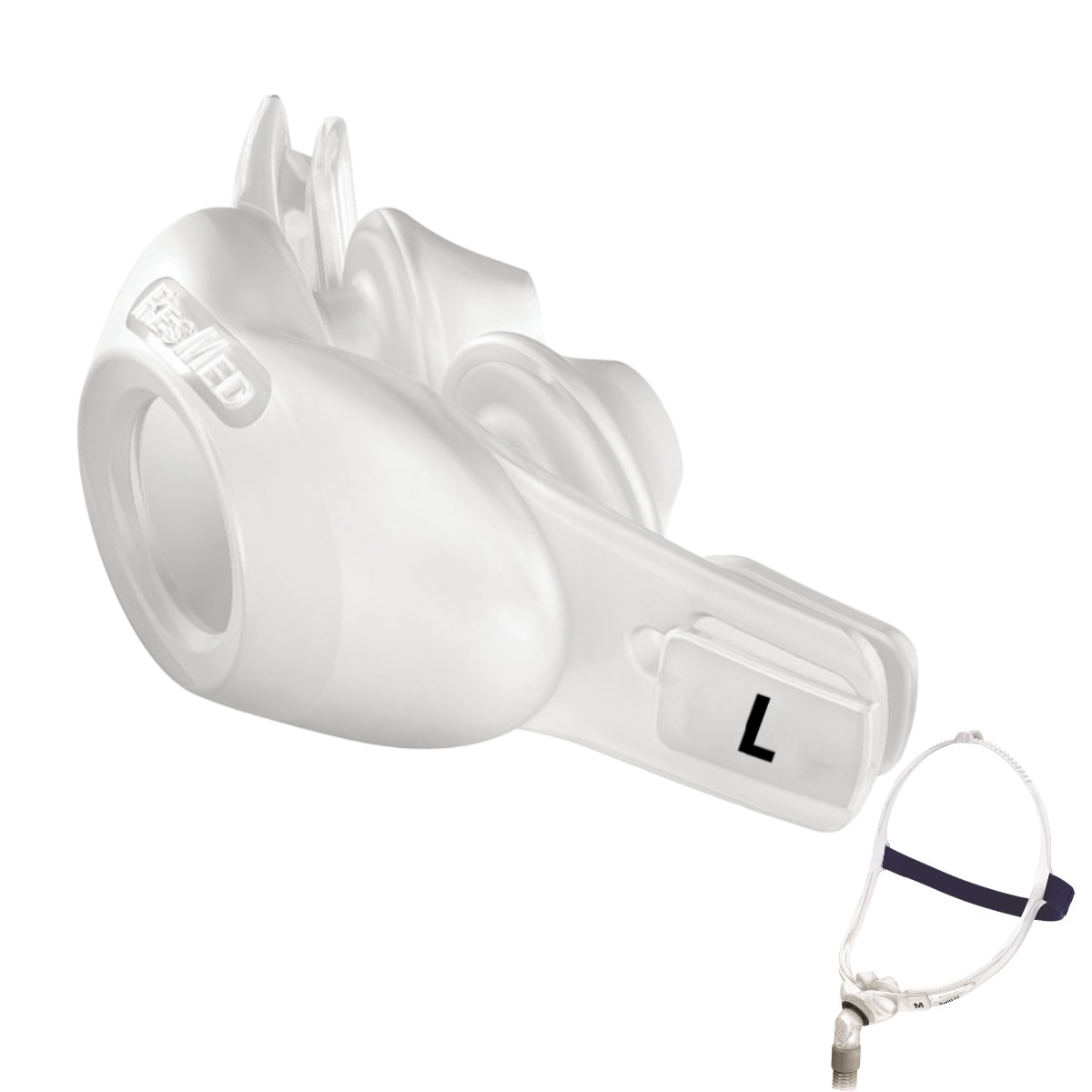 Stock photo of ResMed Swift FX nasal pillow CPAP Mask Large Cushion