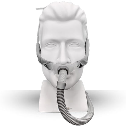Front View of ResMed Swift FX Nasal Pillow W/ Headgear & Medium Cushion