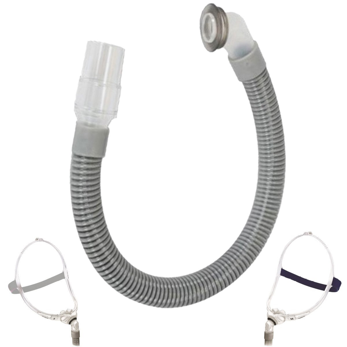 Stock photo of ResMed Swift FX nasal pillow CPAP mask short tube assembly