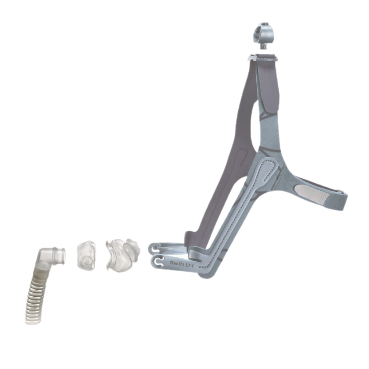 Stock photo of ResMed Swift LT for her nasal pillow CPAP mask cushions