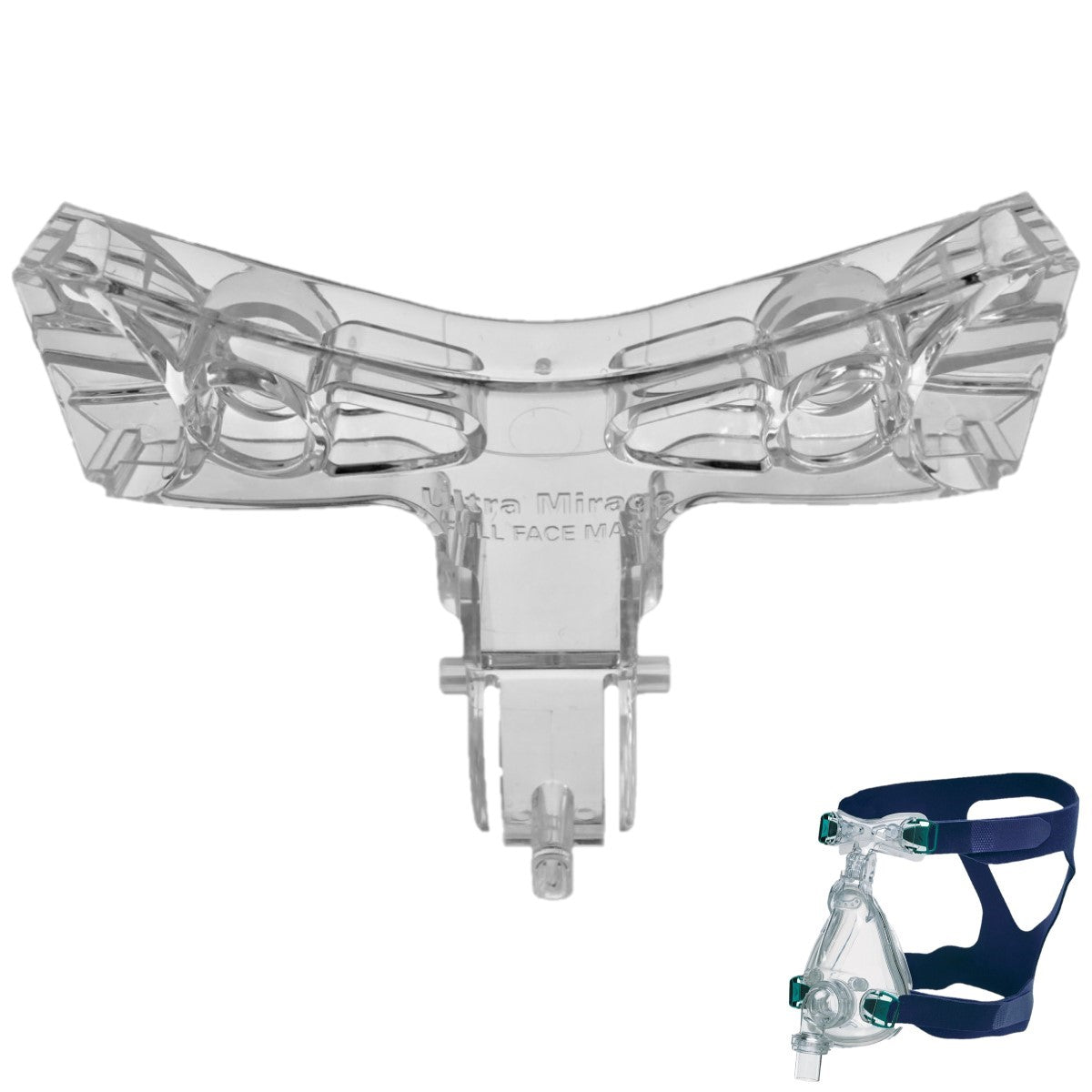 Stock photo of ResMed Ultra Mirage full face mask forehead support pad