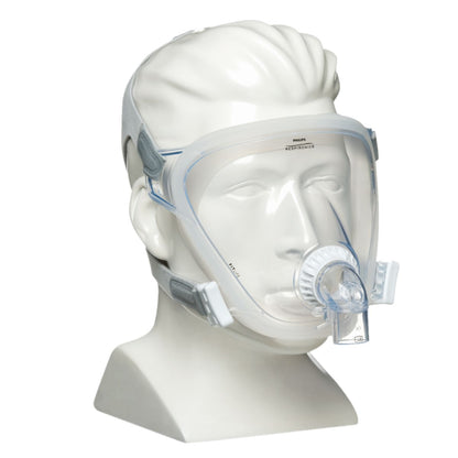 Stock photo of Philips Respironics FitLife Full Face CPAP mask with headgear