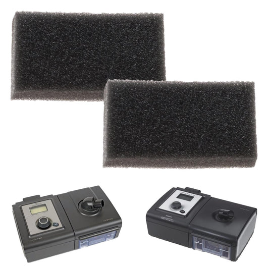 Stock photo of Philips Respironics REMstar System One foam pollen CPAP filters 2 pack
