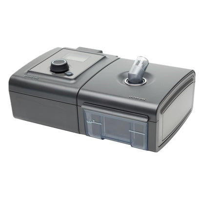 Angled Stock Image of Respironics System One BiPAP Machine Pro W/ Humidifier 