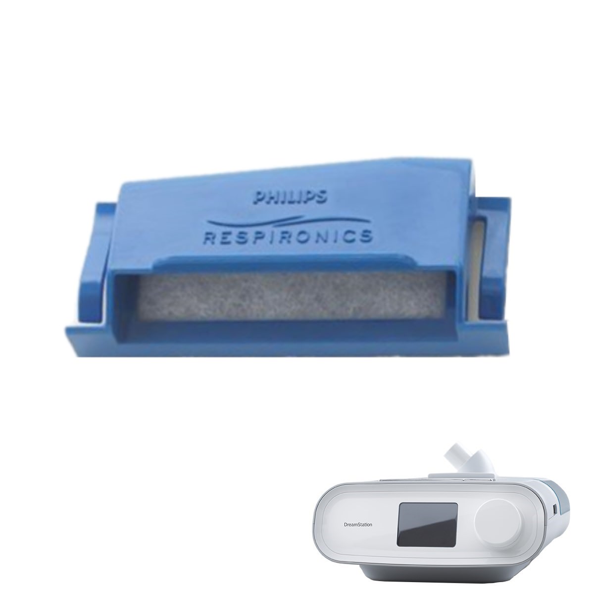 Stock Image of Reusable Pollen Filters for Respironics DreamStation CPAP Machine - 1 Pack