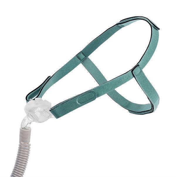 Side View of Rio Nasal Pillow CPAP Mask W/ Headgear 
