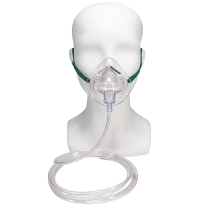Stock Image of Salter Labs Adult Oxygen Mask Medium Concentrate W/ 7ft. Tubing