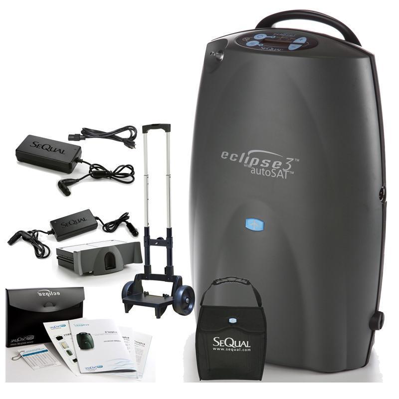 Sequel Eclipse 3 Portable Oxygen Concentrator W/ autoSAT