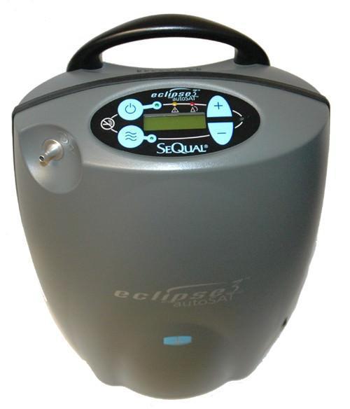 Stock image of Sequel Eclipse 3 Portable Oxygen Concentrator W/ autoSAT