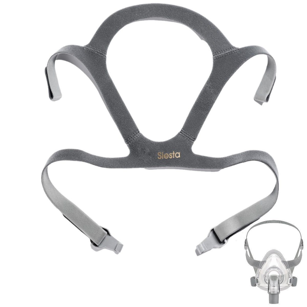 Stock Image of React Health's Replacement Siesta Full Face Mask Headgear 