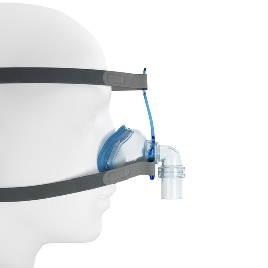 Side View of SleepNet AFit AirGel Nasal CPAP Mask W/ Headgear 