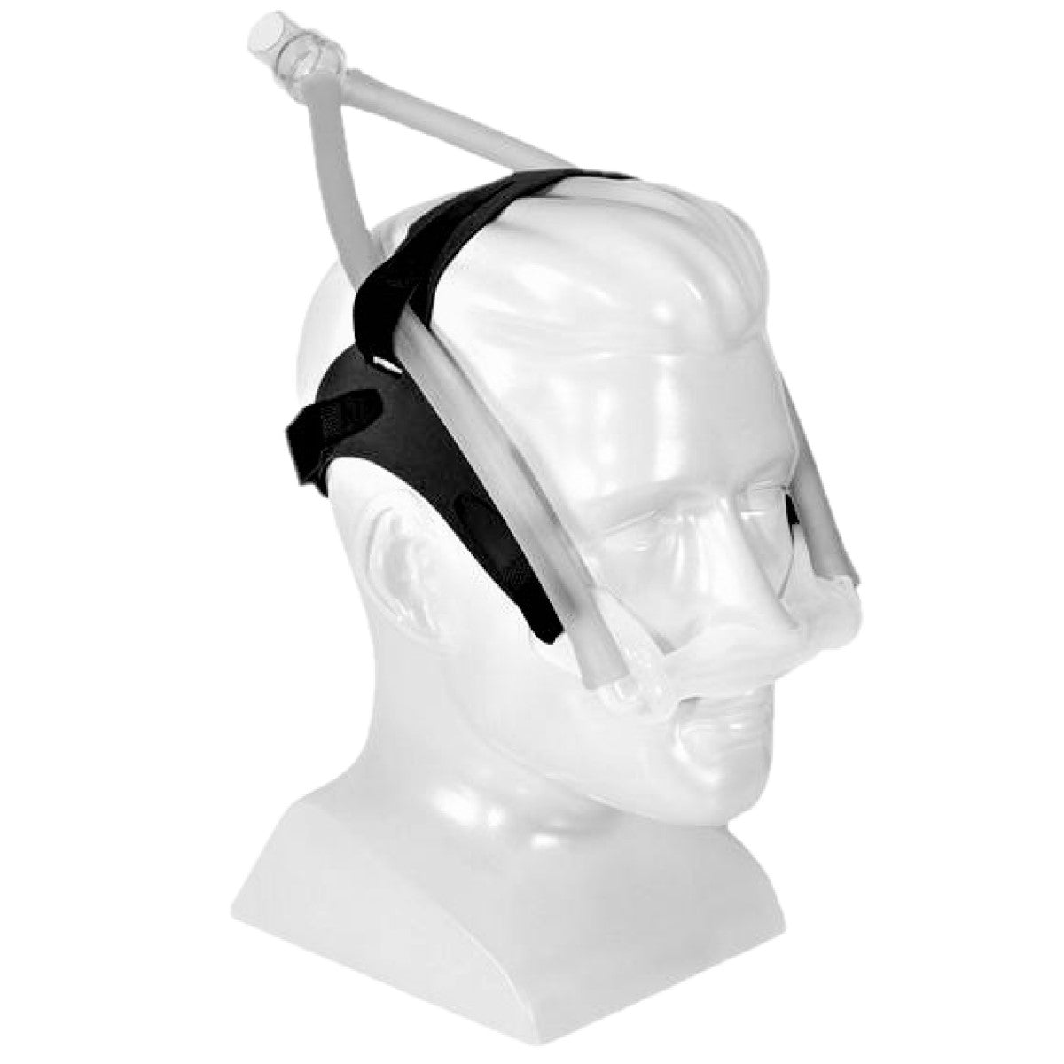 Angled Stock Image of Snapp X CPAP Mask System W/ Headgear 