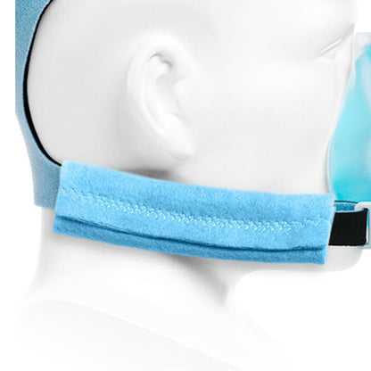 Side View of SnuggleStrap CPAP Mask Strap Pads for Headgear
