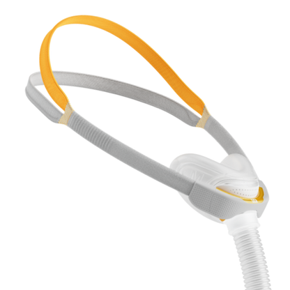 Side View of Fisher & Paykel Solo Nasal CPAP Mask W/ Headgear