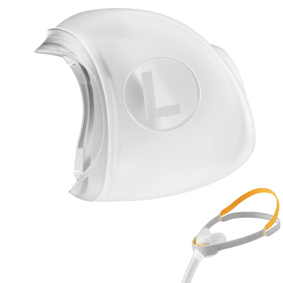 Side View of Fisher & Paykel's Solo Nasal Pillow Cushion Seal