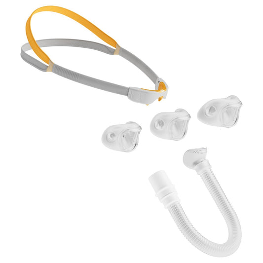 Stock Image of Pieced Out Fisher & Paykel Solo Nasal Pillow Mask Kit