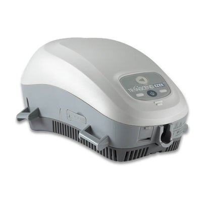 Angled Stock Image of Somnetics Transcend EZex CPAP Machine 