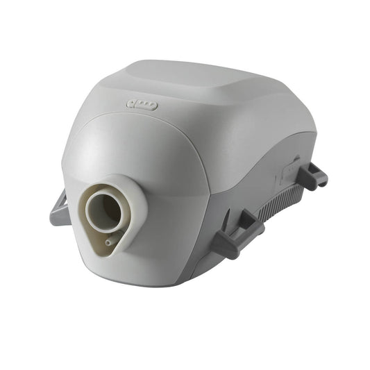 Angled Stock Image of Somnetics Transcend EZex CPAP Machine 