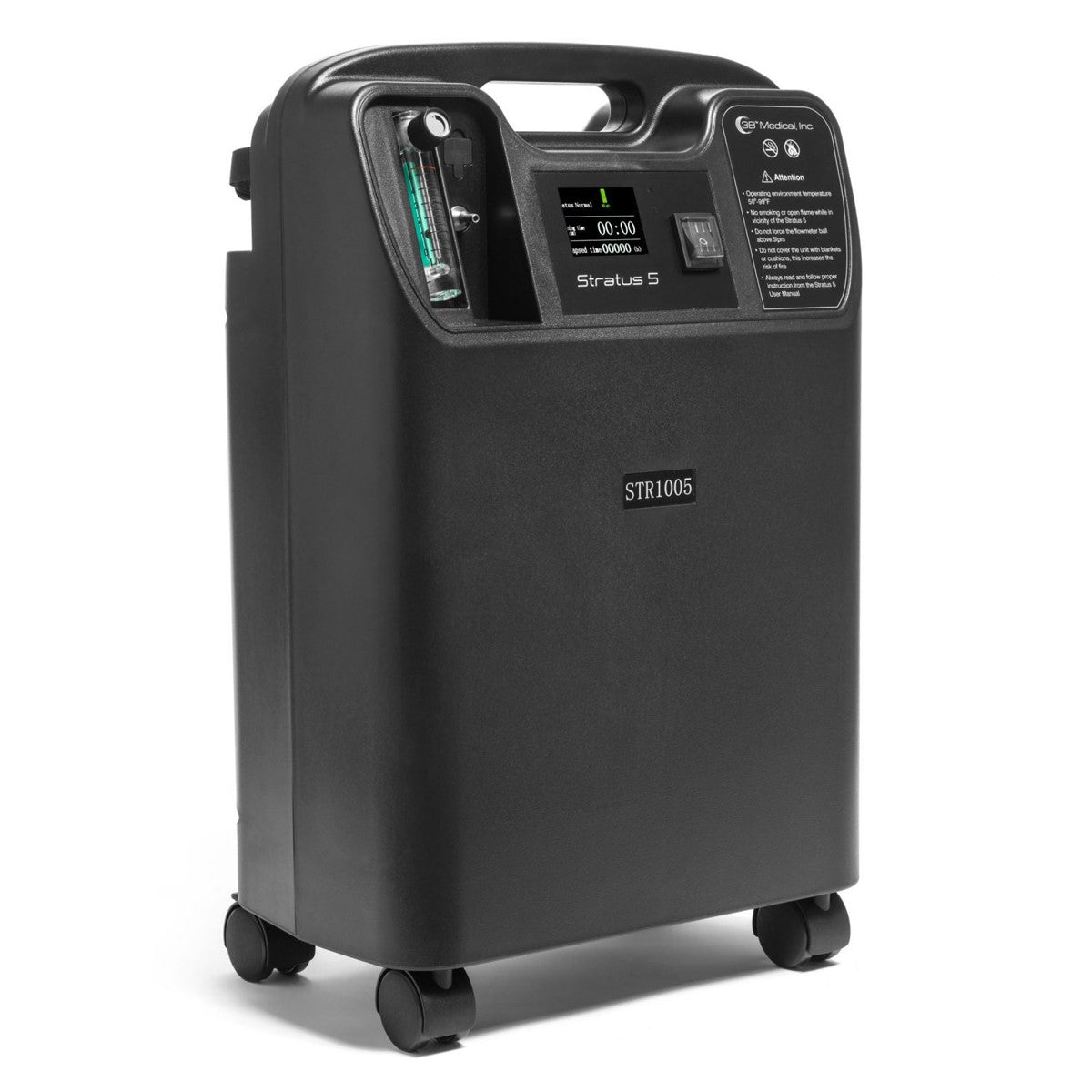 Stock Angled View of Stratus 5 Oxygen Concentrator