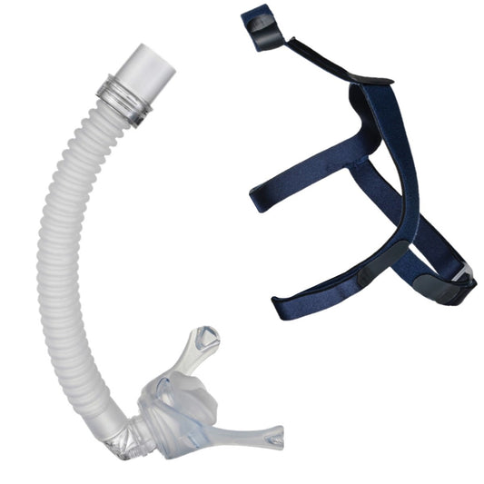 Stock photo of Sunset Healthcare Solutions Deluxe nasal pillow CPAP mask starter kit