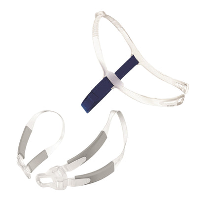 Stock photo of ResMed Swift FX headgear and Bella Gray Loops Accessory Combo pack