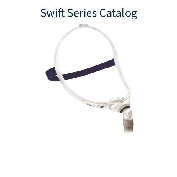 Stock Image of ResMed Swift Series Product Catalog Hero
