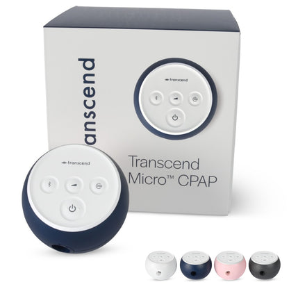 Transcend Micro CPAP device with packaging on a white background