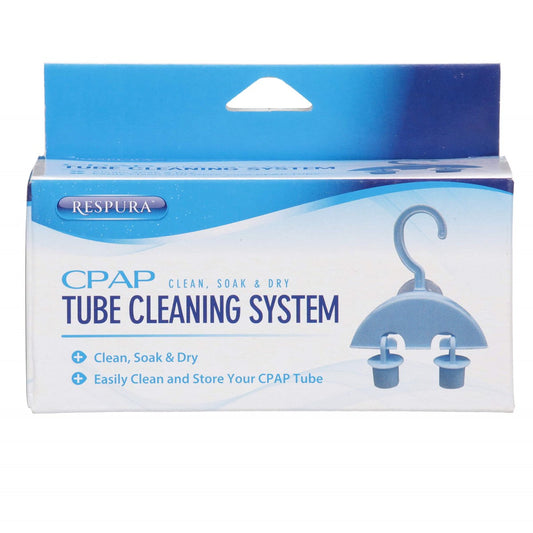 Stock photo of AG Industries CPAP Tube cleaning system and hanger packaged box