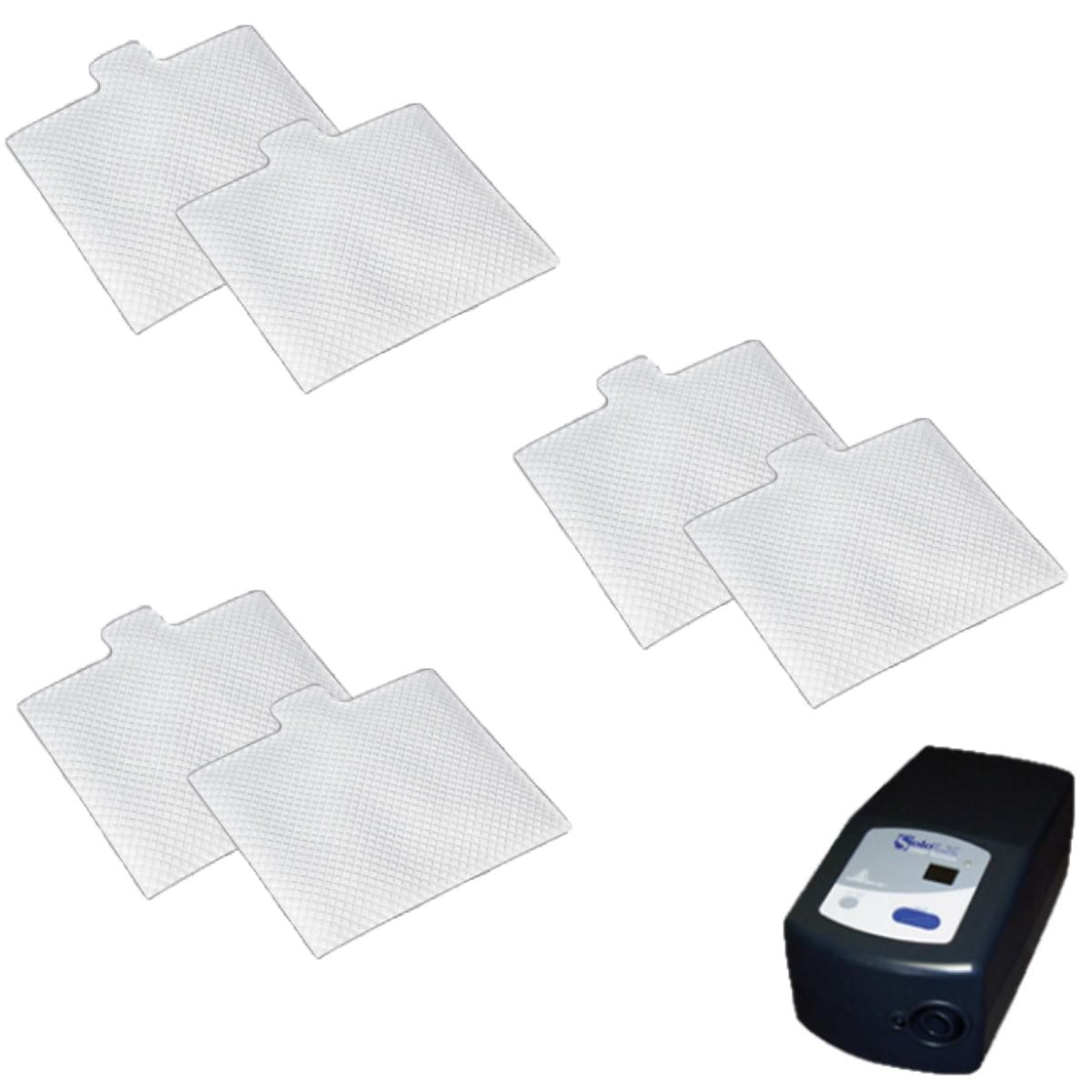 Stock photo of Spirit Medical Respironics Solo or Aria LX 6 pack CPAP filters